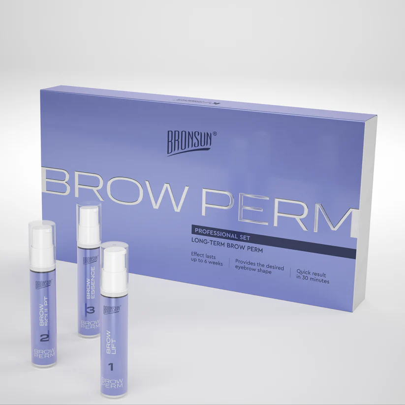 Bronsun Brow Perm Lamination Kit STEP 1 2 3