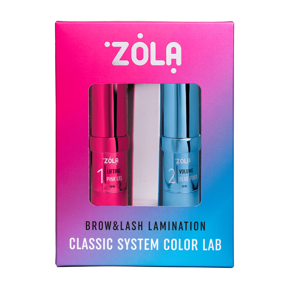 ZOLA Brow&Lash Lamination Classic System Color Lab Set – laminacja brwi i rzęs