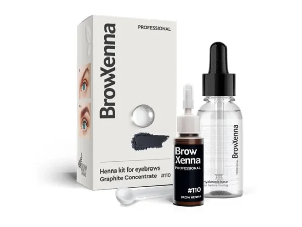 Brow Xenna #110 Graphite 10ml + baza hialuronowa 30ml