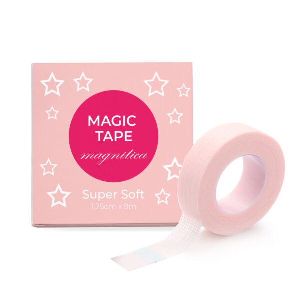 Magnitica Lashes Magic Tape różowa taśma silikonowa