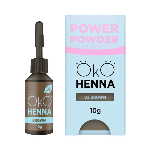 OKO henna do brwi Power Powder 02 Brown 10g