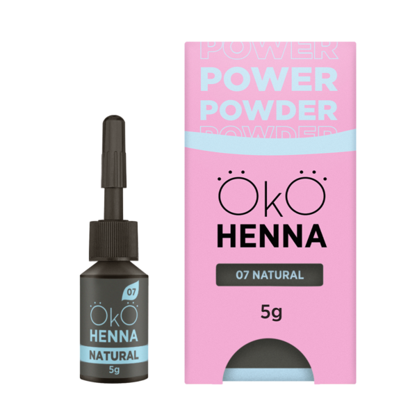 OKO Power Powder henna do brwi 07 Natural 5g