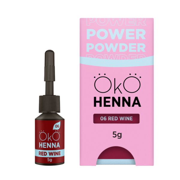 OKO Power Powder henna do brwi 06 Red Wine 5g