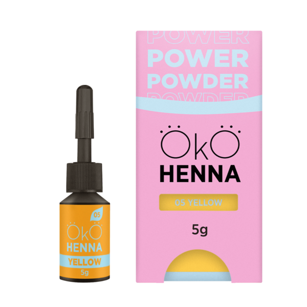 OKO Power Powder henna do brwi 05 Yellow 5g