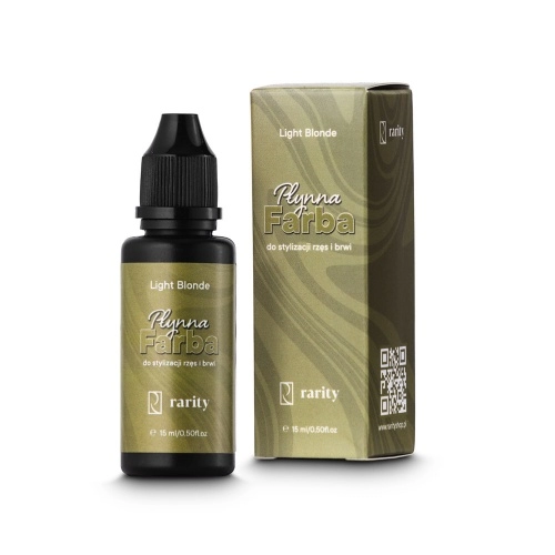 Rarity płynna farbka do stylizacji rzęs i brwi 15ml Light Blonde