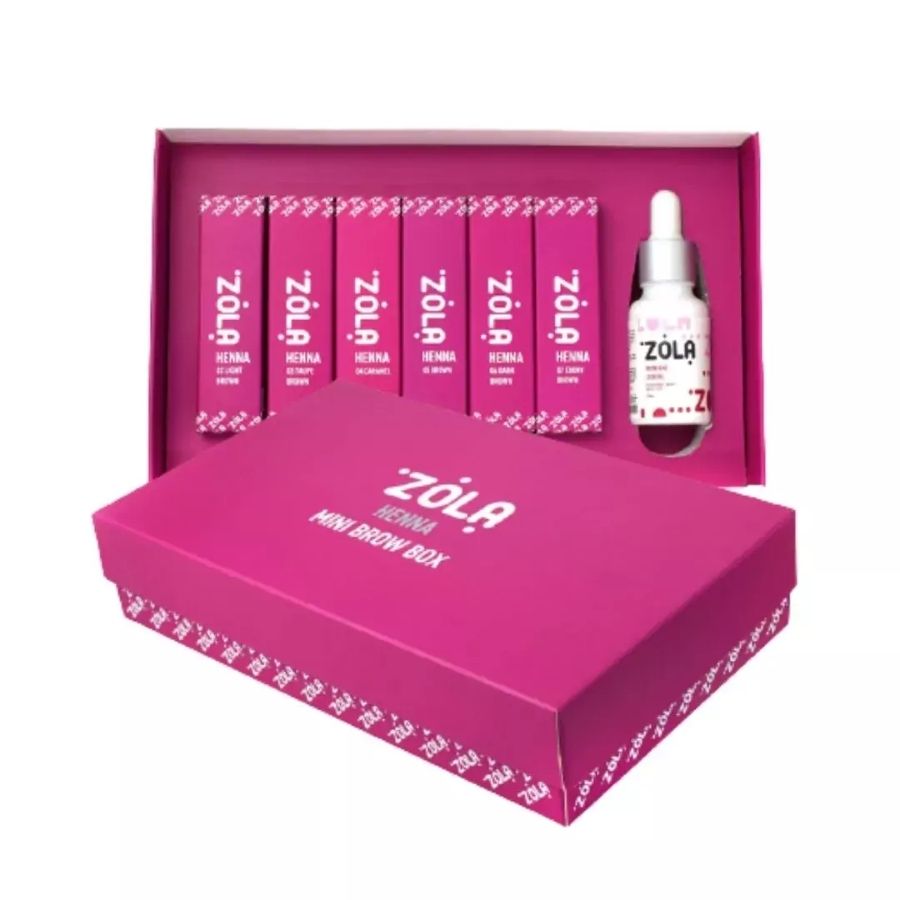 ZOLA Brow Box Henna 6x5g + oliwka