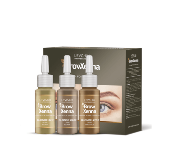 Brow Xenna Set Blond 3x10ml #201 #202 #203