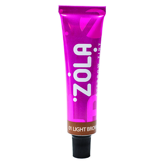 ZOLA Brow Tint farbka farba do brwi 01 Light Brown