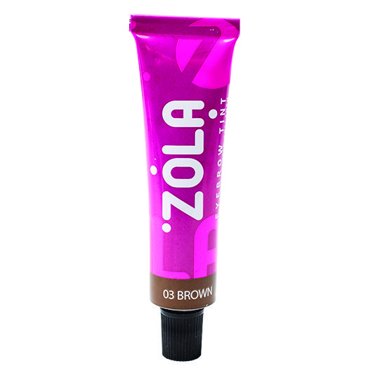 ZOLA Brow Tint farbka farba do brwi 03 Brown