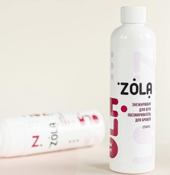 ODTŁUSZCZACZ DO BRWI ZOLA 250ml