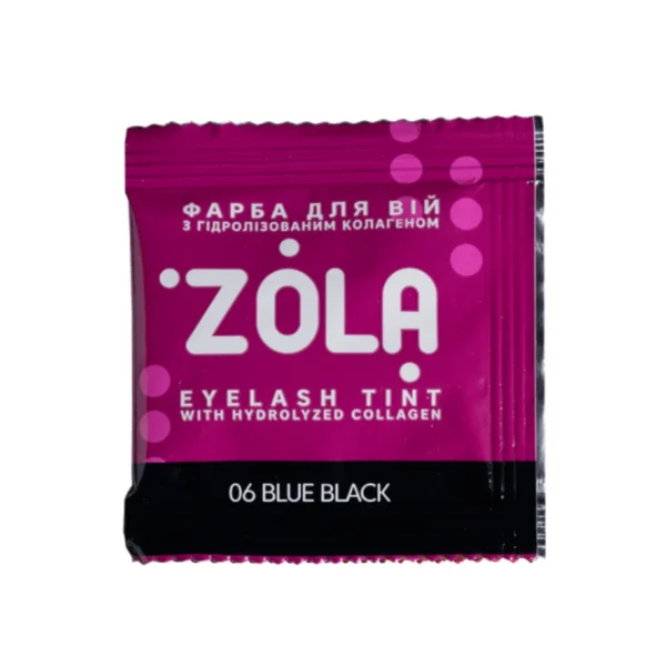 ZOLA farbka farba do brwi 06 Blue Black 5ml + aktywator 3%