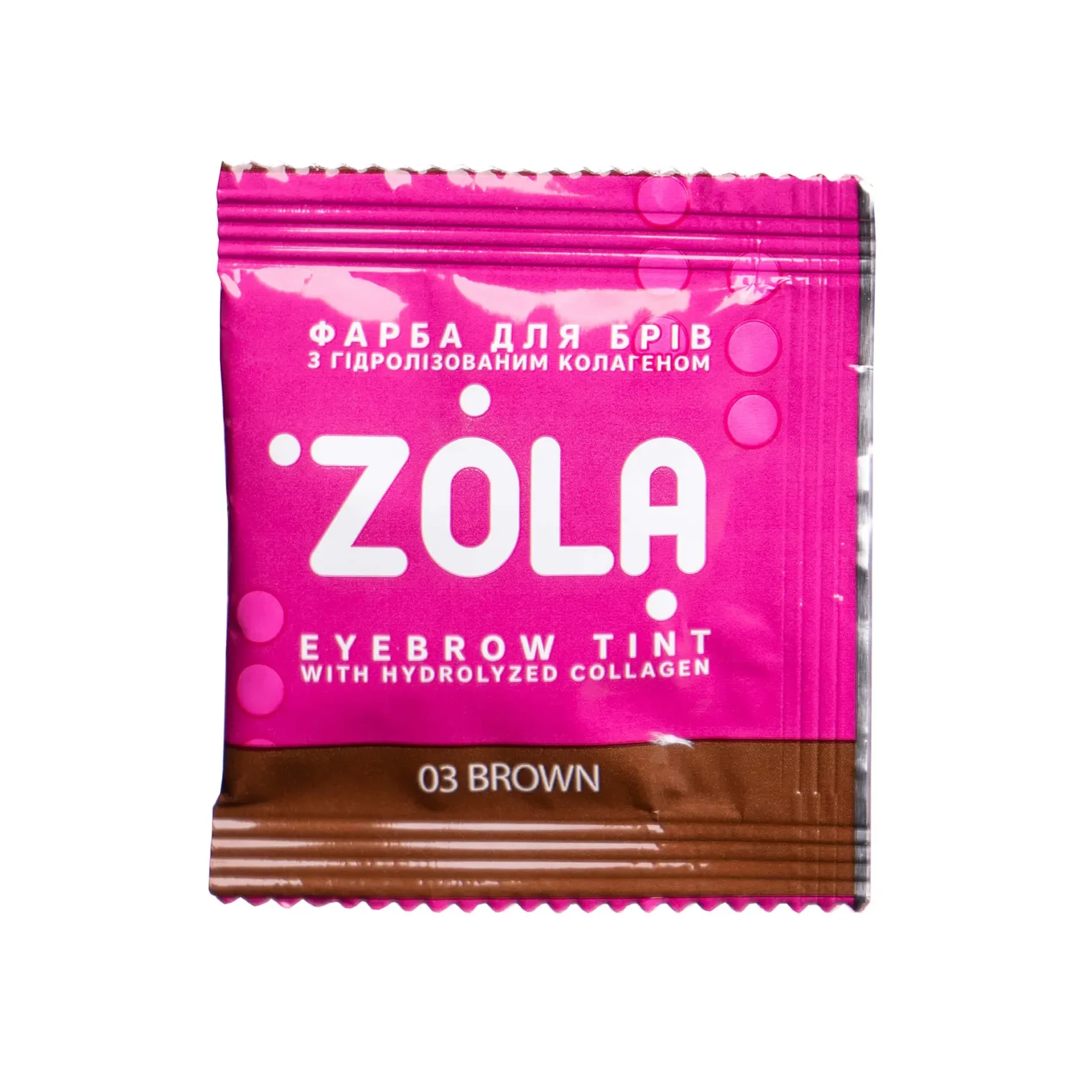 ZOLA farbka farba do brwi 03 Brown 5ml + aktywator 3%