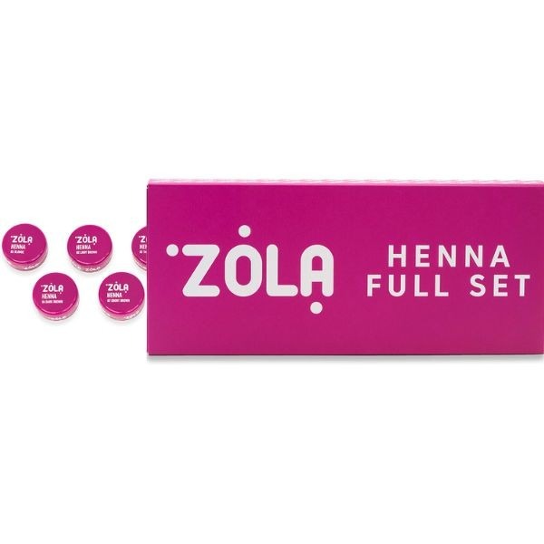 ZOLA zestaw HENNA FULL SET 10 szt x 2.5g