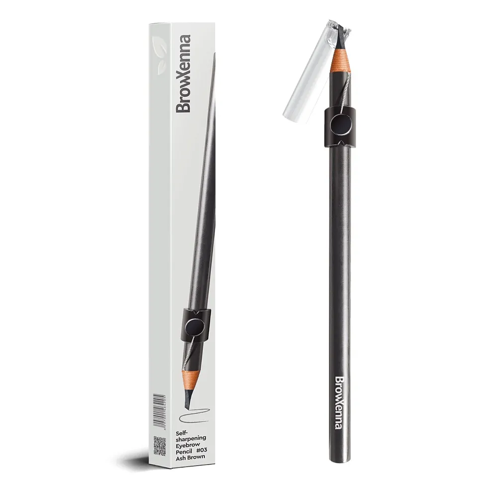 BrowXenna Eyebrow Pencil kredka do brwi 03 ASH BROWN