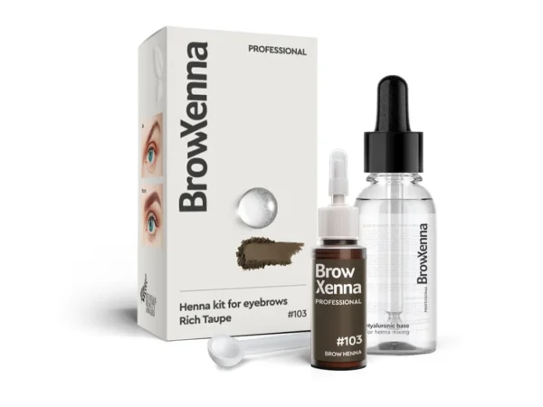 Brow Xenna #103 Rich Taupe 10ml + baza hialuronowa 30ml