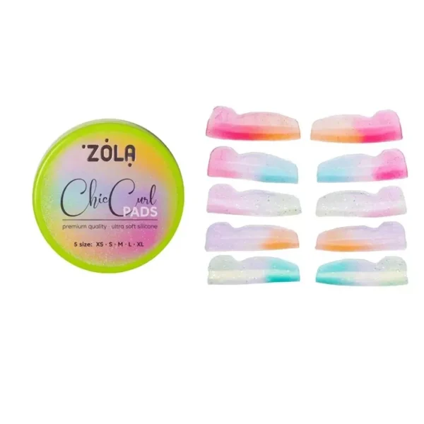 ZOLA Formy silikonowe Chic Curl 5 par