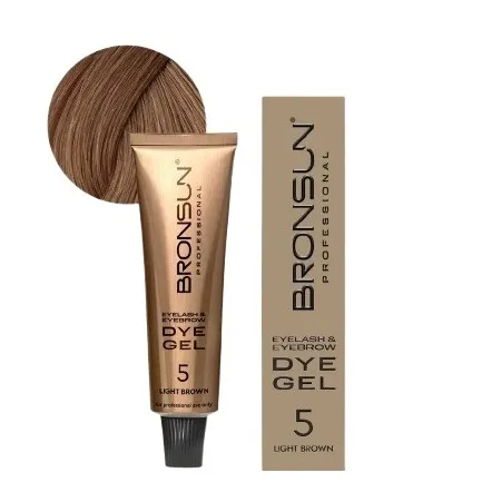 Bronsun farbka do brwi i rzęs #5 LIGHT BROWN 15ml