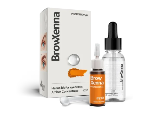 Brow Xenna #210 Amber concentrate 10ml + baza hialuronowa 30ml